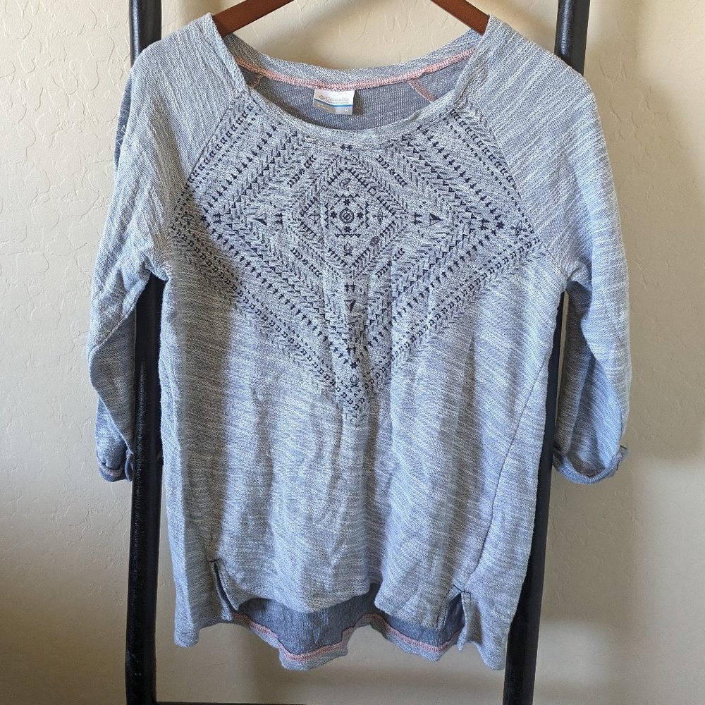 Columbia Size M Quarter Sleeve